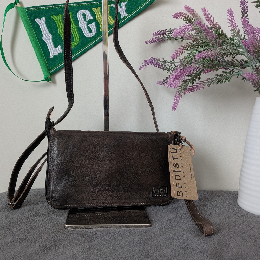 NWT Bed Stu Templeton II In Black/Gray Rustic